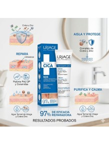 Uriage Bariederm · Cica crema reparadora piel irritada · 40 ml