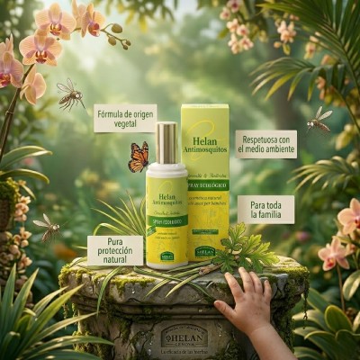 Spray antimosquitos natural Bio Zanzhelan de Helan para piel sensible 2