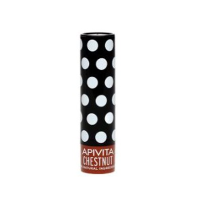 Apivita Bálsamo labial con castaña - Tono Marrón