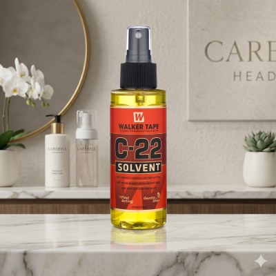 El C-22 solvent spray elimina de forma rápida y eficaz los restos de adhesivo en prótesis capilares 2