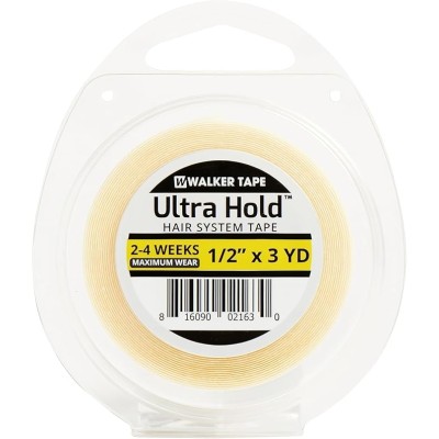 Rollo adhesivo doble cara Walker Tape Ultra Hold de media pulgada por 3 yardas