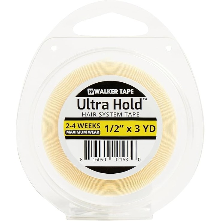 Rollo adhesivo doble cara Walker Tape Ultra Hold de media pulgada por 3 yardas
