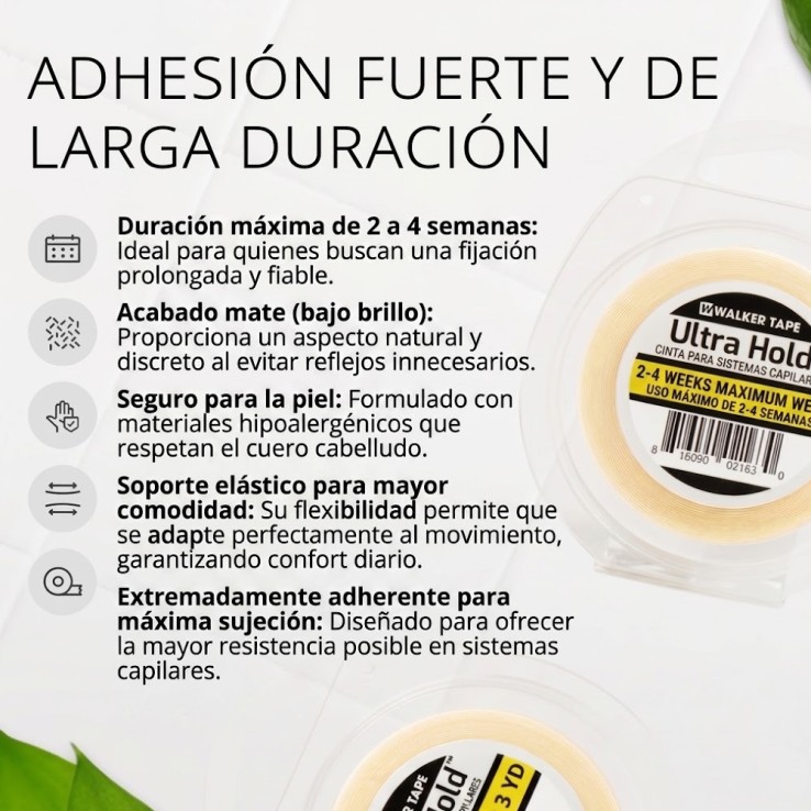 Adhesivo de uso prolongado altamente resistente a la humedad y al movimiento