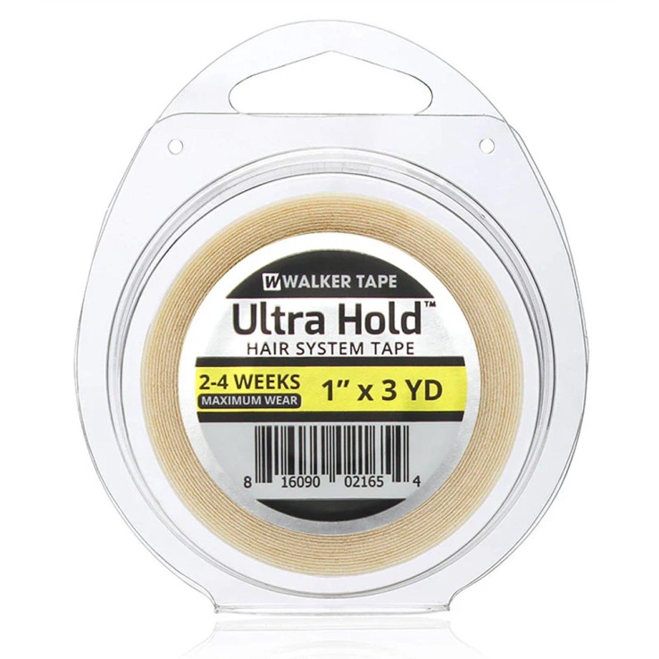 Rollo adhesivo doble cara Walker Tape Ultra Hold de 1 pulgada por 3 yardas