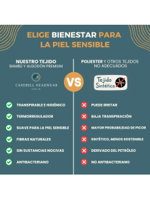 Accesorio versátil, abrigado y muy favorecedor para el día a día de mujeres con alopecia