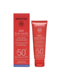 Protector Solar Facial Piel Sensible SPF50+ Bee Sun Safe (Apivita)