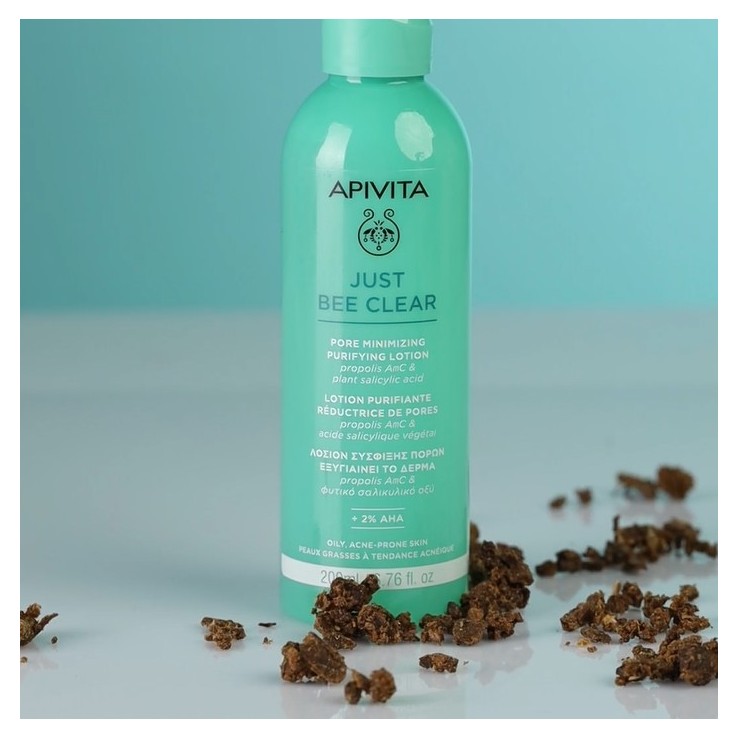 Tónico facial natural formulado con propóleo y ácido salicílico vegetal.