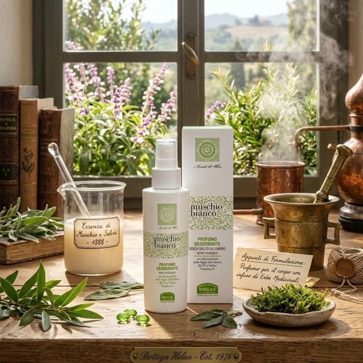 Desodorante Spray Ecológico Muschio Bianco 100ml