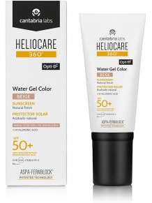 Protector solar facial Heliocare 360º Color Water Gel SPF 50.