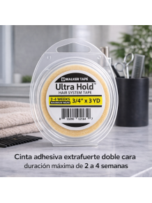 Embalaje original del adhesivo Ultra Hold distribuido por Carebell.