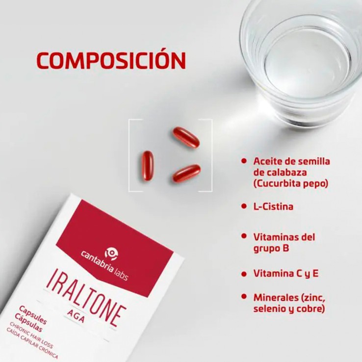 Tratamiento nutricional enriquecido con vitaminas, minerales y L-Cistina.