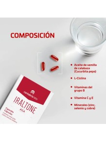 Tratamiento nutricional enriquecido con vitaminas, minerales y L-Cistina.