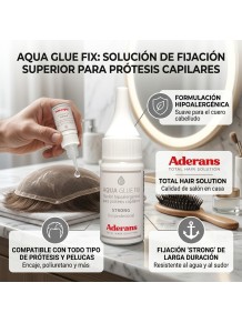 Adhesivo capilar formulado con una suave base al agua para pieles sensibles.