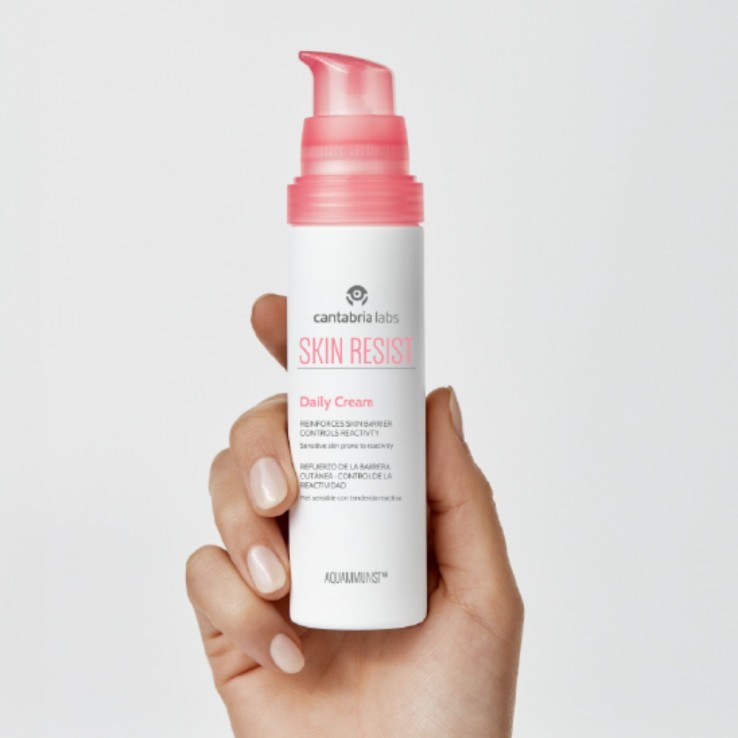 Hidratación facial profunda para pieles reactivas y delicadas.