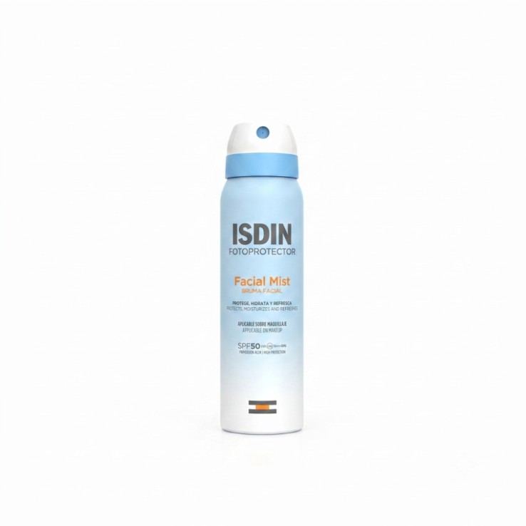Bruma facial SPF 50: protección invisible para todo tipo de pieles.