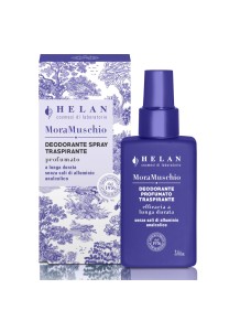 Bruma perfumada desodorante para axilas secas e irritadas.