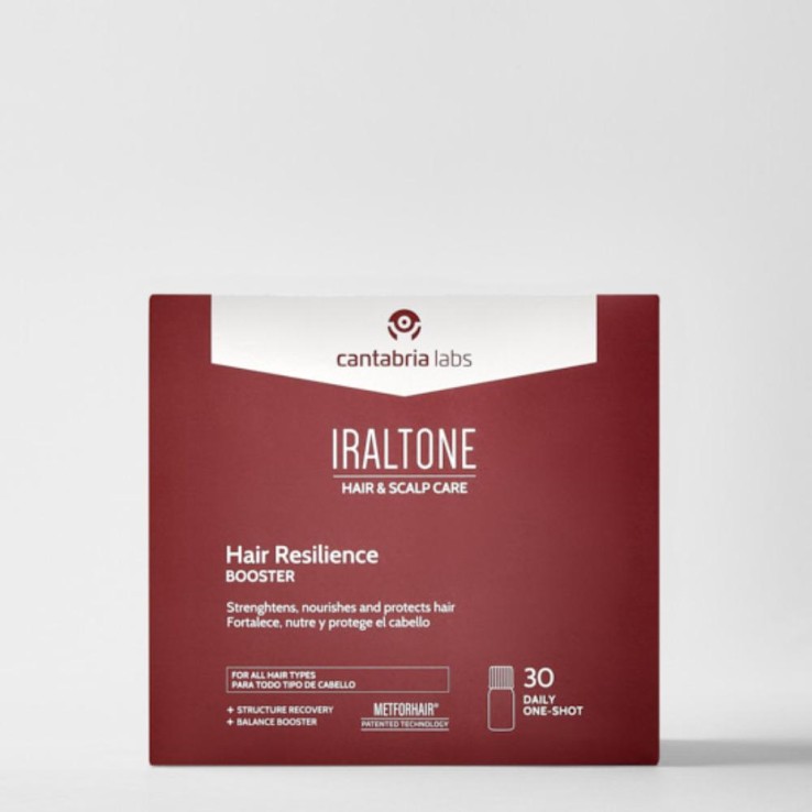 Iraltone Hair Resilience Booster para frenar el envejecimiento capilar.