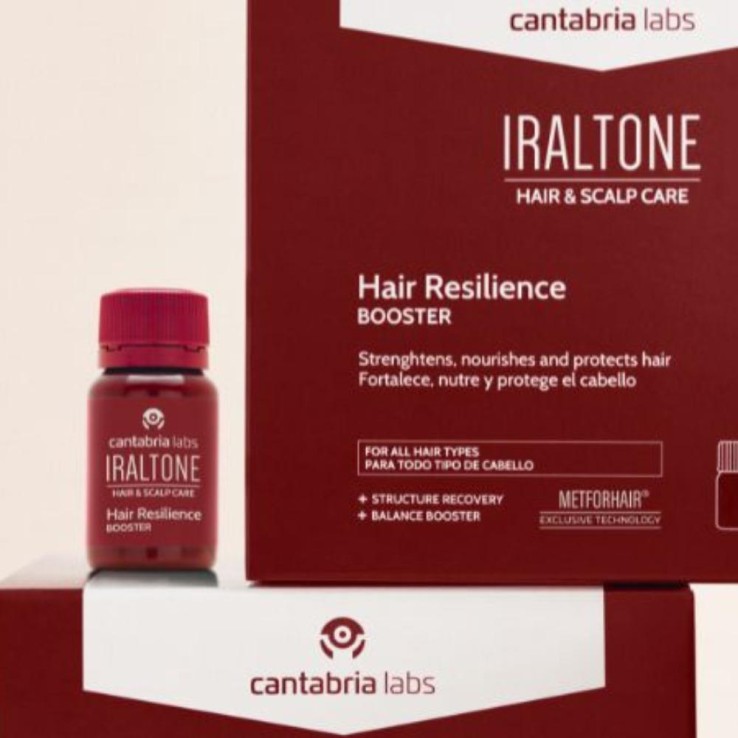 Componentes activos y vitaminas para un cabello fuerte y denso.