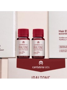 Viales monodosis de Iraltone para acelerar el crecimiento capilar.