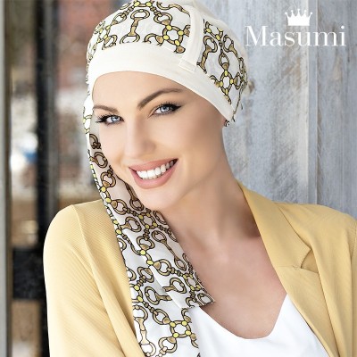 Pañuelo Yanna White Golden Chain (Masumi)