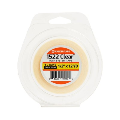 Rollo de cinta adhesiva de precisión Walker Tape 1522 Clear 1/2".