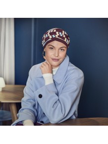 Turbante oncologico Elma de tejido de bambu ultra suave.