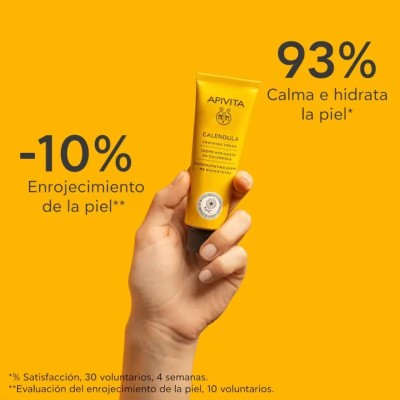 Textura suave de la crema apivita con calendula para alivio cutaneo 2