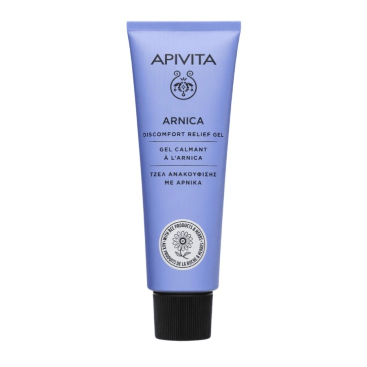 Textura ligera del gel de arnica apivita para alivio muscular
