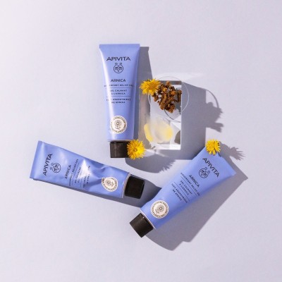 Textura ligera del gel de arnica apivita para alivio muscular 2