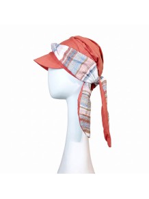 Visera estructurada de la gorra amalfi para pieles sensibles.