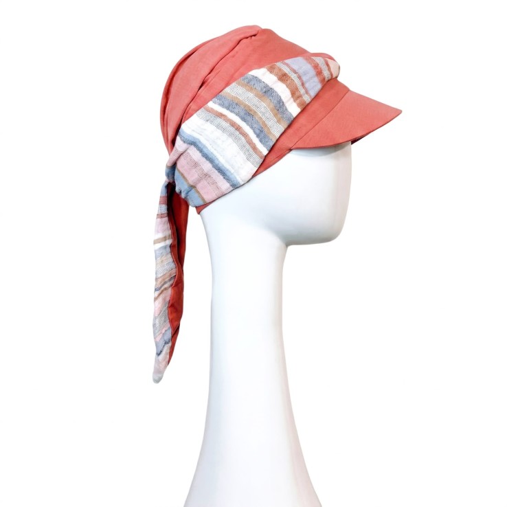Ajuste perfecto y comodo del turbante gorra en la nuca.