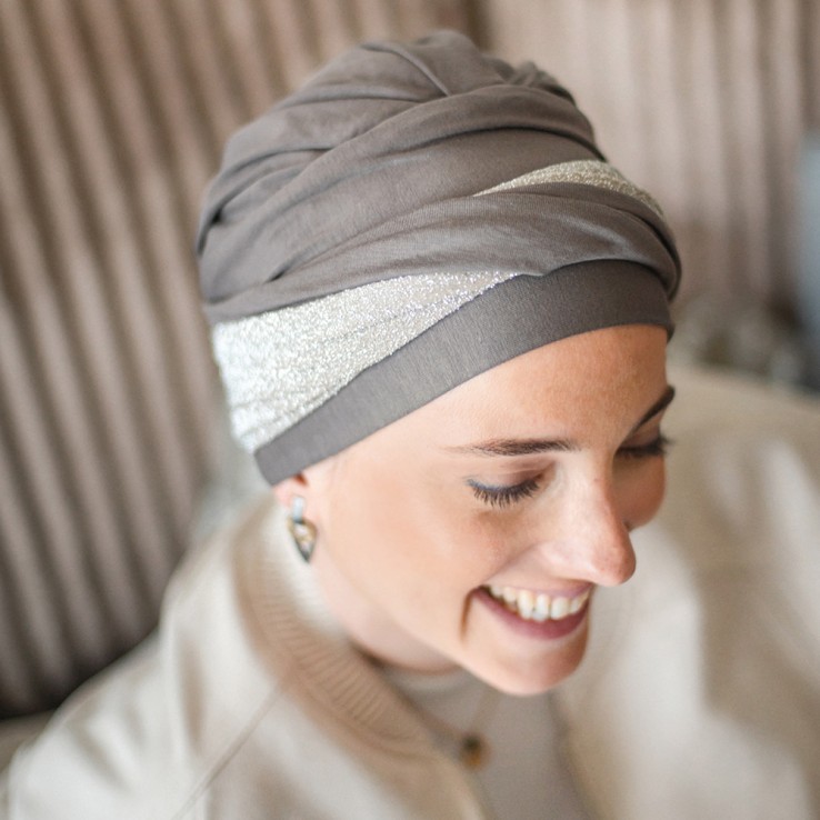 Turbante Oncológico Confort Gala Brown en...