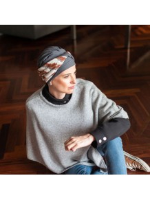 Turbante Oncológico Confort Wild en Tejido de Bambú y Algodón · Carebell Headwear