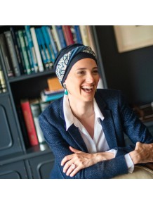 Turbante Oncológico Elegance Lisboa · Tejido de Bambú · Carebell Headwear