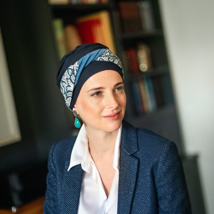 Turbante Oncológico Elegance Lisboa · Tejido de...