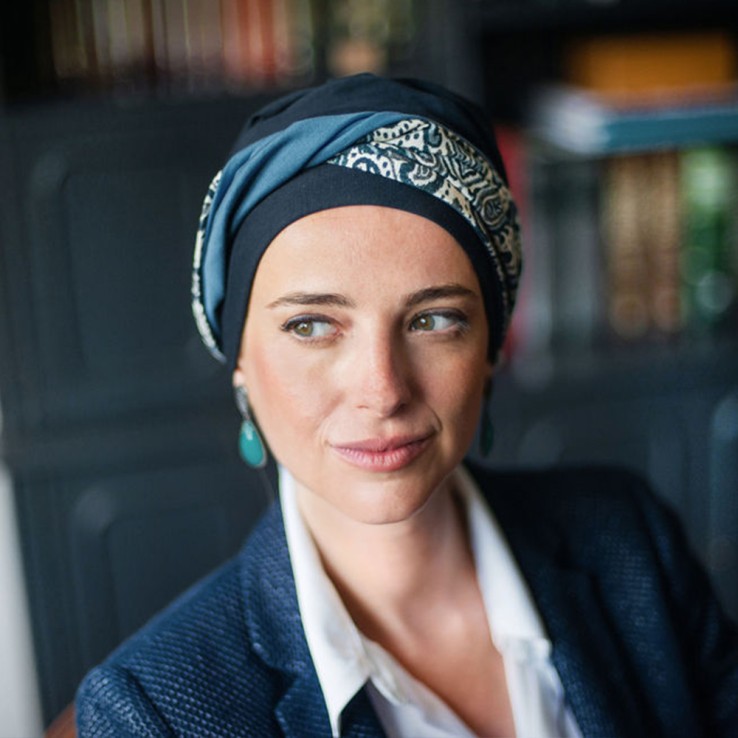 Turbante Oncológico Elegance Lisboa · Tejido de...