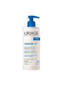 Gel limpiador ultrasuave sin jabón con cómodo dosificador para pieles secas.