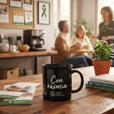 Taza solidaria Con Rasmia AECC para colaborar contra el cáncer 2