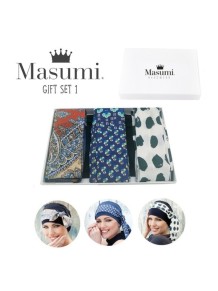 Gift Set 1 - Pack Masumi Yanna Navy (1 gorro + 3 cintas)