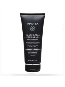 Apivita Black Detox Cleansing Gel · Desmaquillante