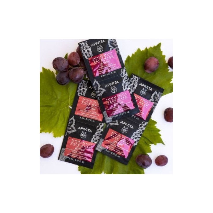 EXPRESS BEAUTY Mascarilla Antiarrugas con Uva