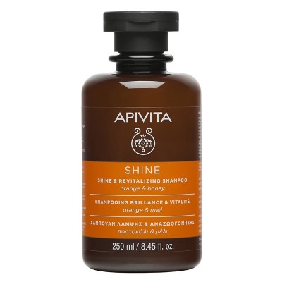 Apivita Champú Brillo y Vitalidad con naranja & miel