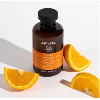 Apivita Champú Brillo y Vitalidad con naranja & miel 2