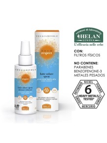 Leche Solar Corporal en Spray BIO SPF 50 (Antioxidante y Calmante) - Helan