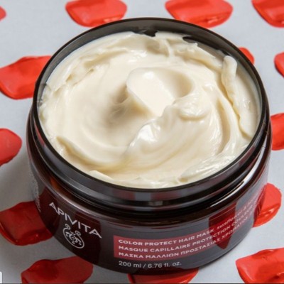 Apivita Mascarilla Protección Color con Girasol & miel 2