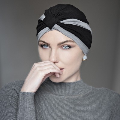Masumi Turbante Amelia Black & Grey