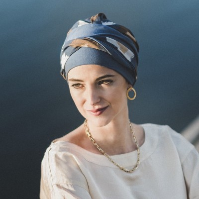 Turbante Elegance Indigo · Carebell