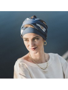 Turbante Elegance Indigo · Carebell