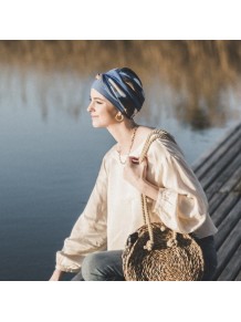 Turbante Elegance Indigo · Carebell