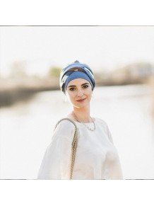 Turbante Elegance Indigo · Carebell